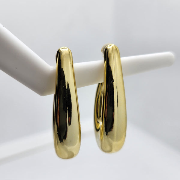 Golden Hoop Earrings